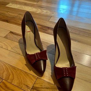 Franco Sarto Burgundy Heels